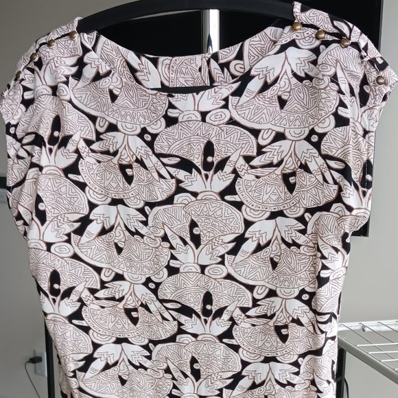 French Connection Printed Sleeveless Shell - Picture 1 of 5